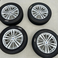 スバル　17インチ スタッドレス 溝たっぷりのスタッドレス付きのスバル純正17インチ入庫です