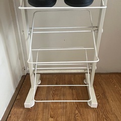 突っ張り式　シューズラックの画像
