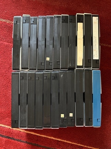VHS ビデオテープ　使用済み22本