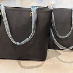 未使用バッグ２セット（茶、グレー）