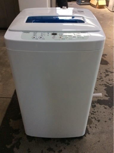 Haier 4.2kg 全自動洗濯機  JW-K42M 2017年製　排水ホース切れてます。