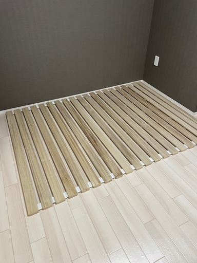 すのこ　ベッド　　ロールすのこ　ダブル