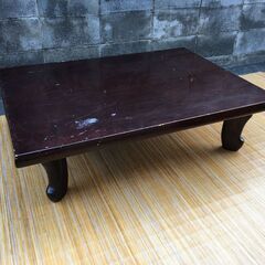 【良いご縁を】120×85㎝ 座卓 ローテーブル 和家具 ちゃぶ...