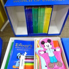 ◆お引取り限定/三重県/値引不可(値引きコメント返信不可)◆中古 Disney ディズニー WORLD OF ENGLISH 教材 [G-113]の画像