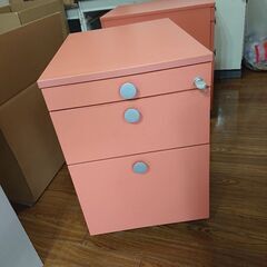 終了／ オフィス ワゴン 木製 キャビネット 収納 スチールラッ...