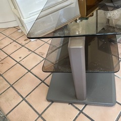 テレビボード　ガラステレビ台の画像
