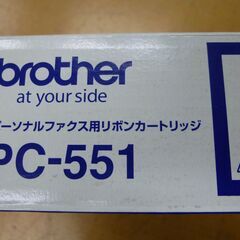 ◆お引取り限定/三重県/値引不可(値引きコメント返信不可)◆brother ブラザー ファックス用リボンカートリッジ PC-551 3箱 [G-118]の画像