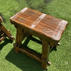 Wood Vintage Chair & Desk の画像
