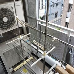 物干しラック 8/22までに決まらなければ解体処分します
