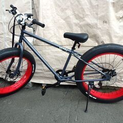 新札幌 BRONX ブロンクス ファットバイク 自転車 26インチ 7段変速 鍵