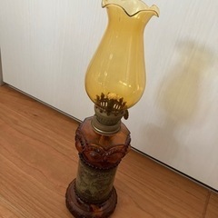 値下げ！北一硝子 アンティークランプの画像