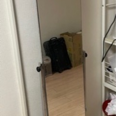 全身用鏡　キャスター付きの画像