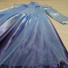 キッズ エルサ風ドレス ワンピース   プリンセス サイズ:110cmの画像