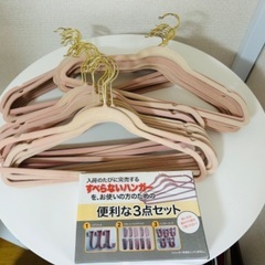 すべらないハンガー36本　便利な3点セット付き　j117の画像