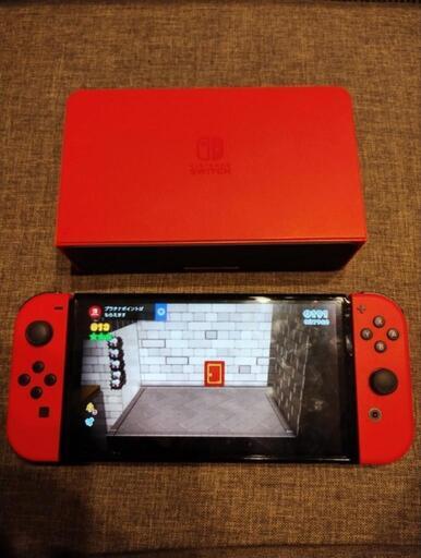 【本日削除】Nintendo Switch　有機EL　マリオレッド　中古
