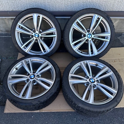 タイヤ付 4シリーズ Ｍスポーツ オプション　ホイール １９インチ　ＢＭＷ　純正 ダブルスポーク 442M F30 F31 F32 F33 F36 など