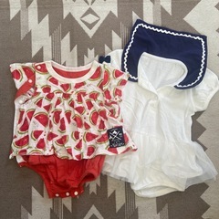 美品❤️ベビー服　70㎝🌻スイカ柄🍉セーラー