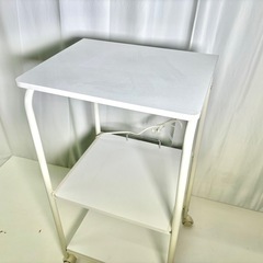 ★残り1つ！★山善/YAMAZEN　レンジ台　レンジラック スリム キャスター付きの画像