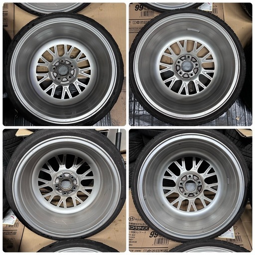 溝有　raffa RS-03　19インチ 8.5j +35 215/35 ×2本 9.5 j+35 235/35 +2本　PCD120  LEXUS ラファ　ホイール