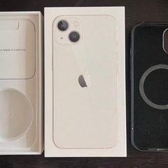 iPhone13 空箱　(シール、ピン付き)ワイヤレス充電対応カバーの画像