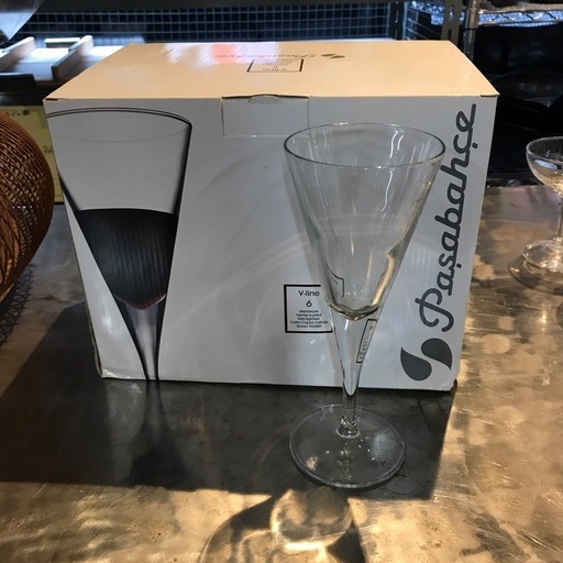 【引取り限定】中古　ヴィーライン　ワイングラス6個セット　①