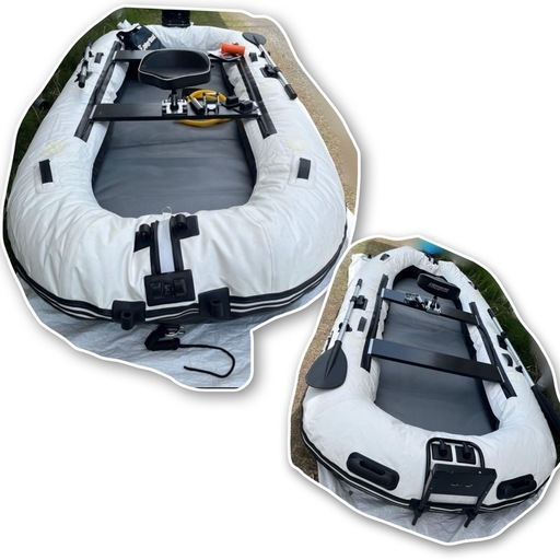 ゼファーボート ラウンド型  ZephyrBoat  定番ラウンドモデル 約3m エアーマット仕様  付属品多数 エアポンプ付き アウトドア レジャー