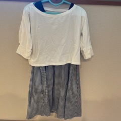 マタニティ授乳ワンピース