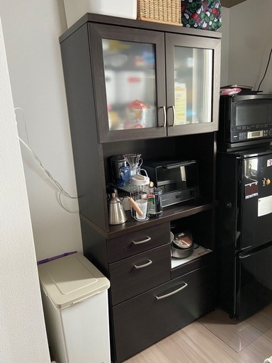 【成約済】ニトリ　キッチンボード　食器棚　カップボード