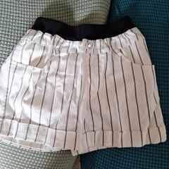 🉐新品　150センチ　キュロット短パン　二枚組の画像