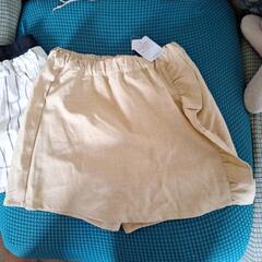 🉐新品　150センチ　キュロット短パン　二枚組の画像