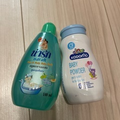 ヘア&ボディ　ベビーウォッシュ、ペビーパウダーのセット