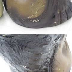 北海道 千歳市/恵庭市 近郊配送 特大 信楽焼 福ひねりたぬき タヌキ 約高さ115㎝/35号狸 商売繁盛/縁起物 置物 店頭でのお受渡し大歓迎 の画像