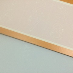 値下げ800円→500円　くもん　もじかずボード　の画像