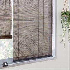 【新品未使用】木目調すだれ　88x110x4セット