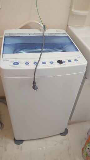 【好評完売御礼】糸くずフィルター新品交換値段改定『今使っていたから安心❗』ハイアール 全自動電気洗濯機  『JWC55CK』☆5.5キロタイプ ◇2018年製