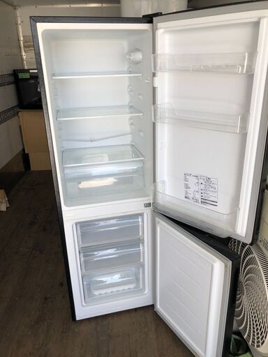 NO 369 ?北九州市内配送設置無料✨? 2020年　冷蔵庫 157L 大容量 2ドア 新生活 コンパクト 右開き オフィス 単身 