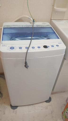 糸くずフィルター新品交換値段改定『今使っていたから安心❗』ハイアール 全自動電気洗濯機 \n『JWC55CK』☆5.5キロタイプ ◇2018年製\n