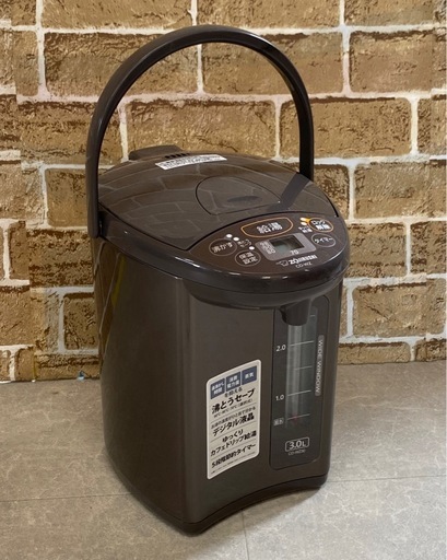 象印 マイコン沸とう電動ポット3.0L CD-WZ30 2023年製 ZOUJIRUSHI 札幌市東区中沼町