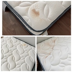 無料❤️4万6千円相当✨シングルマットレス2つ✨超高密度 ポケットコイルマットレス 4Dメッシュ の画像