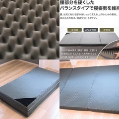  決まりました！ニトリ 点で支える体圧分散敷布団セミダブル  スノコ付きの画像