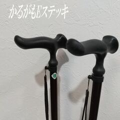 『２本セット』歩行ステッキ/かるがもEステッキ/レッド４点DX伸...