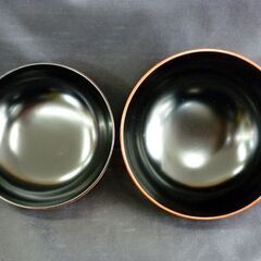 ☆たち吉 根引松 雑煮椀 2点セット うるし塗装 漆塗り 和食器 フェノール樹脂 お椀 蓋つき 札幌 北20条店の画像