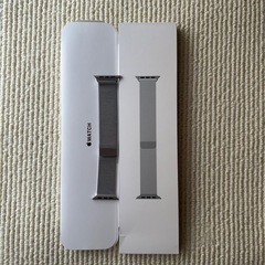 Apple Watch純正シルバーミネラーゼループ　ベルト　バンド