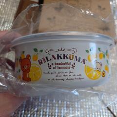 リラックマ　ホーロー容器の画像