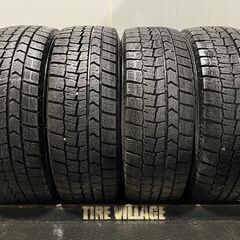 DUNLOP WINTER MAXX WM02 205/60R16 16インチ スタッドレス 4本 22～23年製 バリ溝 ビアンテ ジューク プリウスα等　(KTT124)クレジットカード QRコード決済可能
