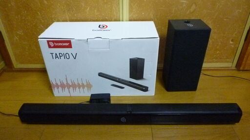 bomaker tapio v 100W 2.1 サブウーファー付きポータブルサウンドバー