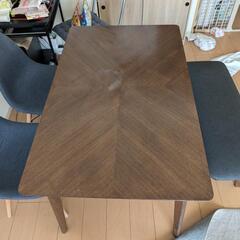 ダイニングテーブルセット（傷汚れ有り)