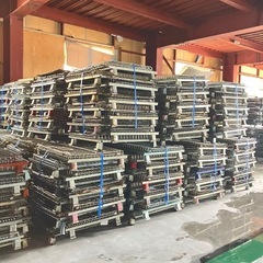 メッシュパレット中古(大) サイズ（外）：1200×1000×8...