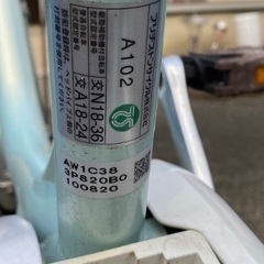 【メーカー純正品】BRIDGESTONE ブリヂストン アシスタワゴン 電動アシスト三輪車 AW1C38 シニア 高齢者 譲渡証明書・バッテリー充電器・スペアキー（鍵）付　の画像