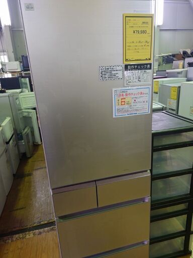 Panasonic 5ドア冷蔵庫 NR-E414GV-N 2019年製